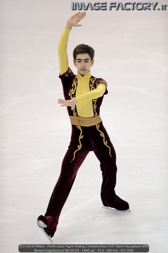 2013-03-02 Milano - World Junior Figure Skating Championships 0107 Slavik Hayrapetyan ARM